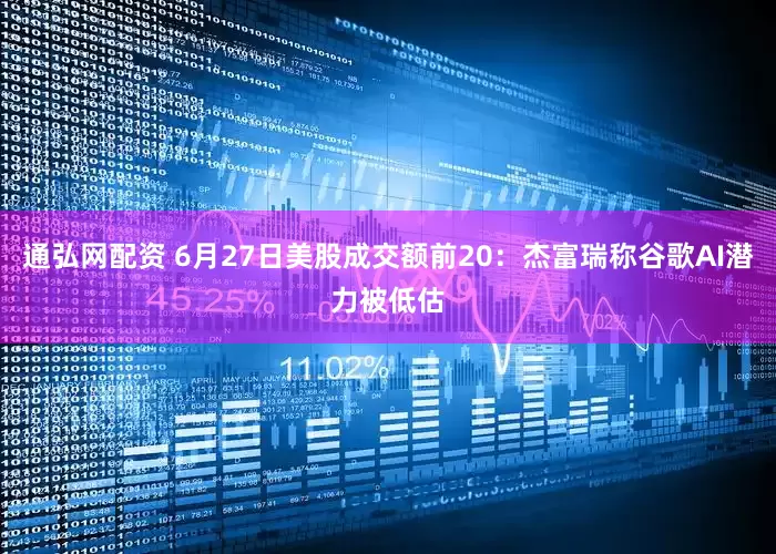 通弘网配资 6月27日美股成交额前20：杰富瑞称谷歌AI潜力被低估